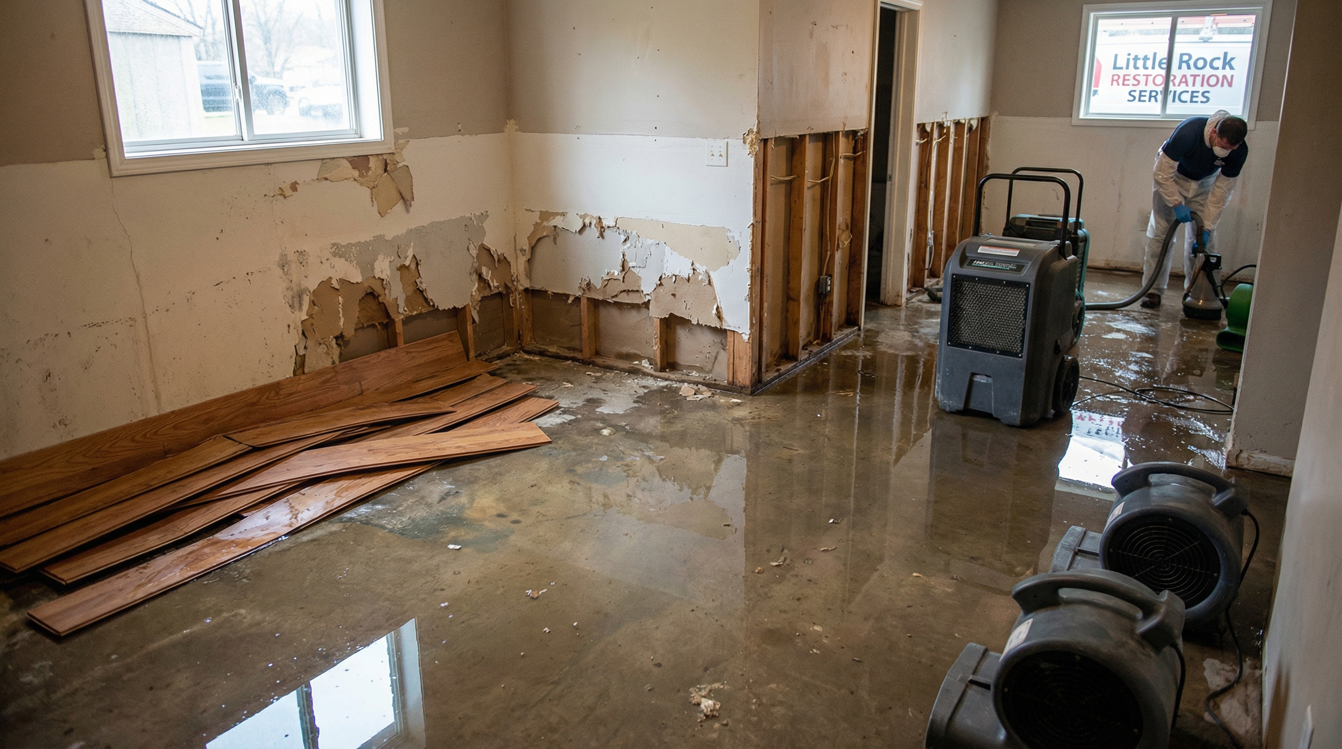 Storm roof damage repair in Little Rock Arkansas